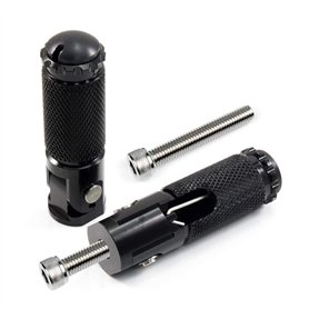 CENPEK Pédale de repose-pieds pliable universel CNC pour moto R1 R6 R125 R3 R25 MT07 MT-07 MT07 MT09