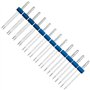 CENPEK Lot de 15 aiguilles universelles à double aiguille pour machine à coudre domestique - 3 tailles mixtes 2.0/90, 3.0/90, 4.