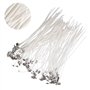 Mèches de Bougie, 50 Pièces Mèches de Bougie Naturelles, Mèches de Coton Naturel pour la Fabrication de Bougies DIY (10cm)
