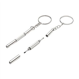 Petit tournevis à deux bouts de poche pour vos lunettes de vue ou de soleil en porte clefs