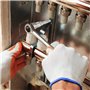 Noosverl Clé de montage étagée universelle pour mamelon de valve, Clé à cliquet sanitaires et radiateurs avec douille carré inté