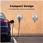 Teskee Wallbox 22kW Type 2 Compatible avec tous les véhicules électriques Utilisation intérieure et extérieure Courant réglable 