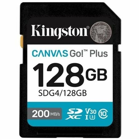 Carte Mémoire Micro SD avec Adaptateur Kingston SDG4/128GB 128 GB