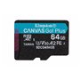 Carte Mémoire Micro SD avec Adaptateur Kingston SDCG4/64GBSP 64 GB