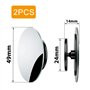 360°Rotate HD Grand Angle avec Auto-adhésif 3M