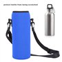 MOUMOUTEN Porte Bouteille Bandouliere, Sac Porte Bouteille Isotherme Couvercle Isolé Pour Bouteille D'Eau 1L, Pochette Transport