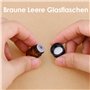 Fenteer 100pcs Flacons d'huiles essentielles Bouteilles Vides Porte-pilules Tablettes - 1 ml