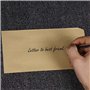 Rayong 100 PCS Enveloppe Vintage Kraft Petite Enveloppe Kraft Mini Cadeaux Enveloppes Marron Enveloppes kraft pour Bonbons Grain