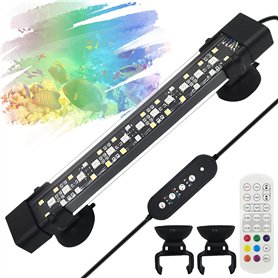 Bordeag Led Lampe Aquarium 30cm 24/7 Éclairage Aquarium