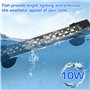Bordeag Led Lampe Aquarium 30cm 24/7 Éclairage Aquarium, Éclairage D'aquarium Rampe Led D’Aquarium Spectre Complet Rampe Led Aqu