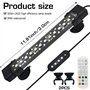 Bordeag Led Lampe Aquarium 30cm 24/7 Éclairage Aquarium, Éclairage D'aquarium Rampe Led D’Aquarium Spectre Complet Rampe Led Aqu