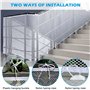 Filet de Sécurité pour Enfants Et Animaux Domestiques,Filet De Protection Anti-Chute pour Escaliers Et Balcons,4.5m x 0.9m Robus