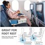 Repose-Pieds D'avion,Repose-Pieds De Voyage Avec Oreiller Gonflable,Repose-Pieds Pour Avion,Hamac Repose-Pieds Réglable Pour Le 
