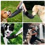 Gourde pour chien - 750 ml - En acier inoxydable - Pliable à 180° - Bouteille d'eau portable pour chien - Pour la marche, les pa