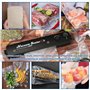 Machine à emballer sous vide, avec 100 sacs sous vide, pour aliments secs et humides