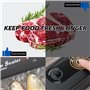 Machine à emballer sous vide, avec 100 sacs sous vide, pour aliments secs et humides