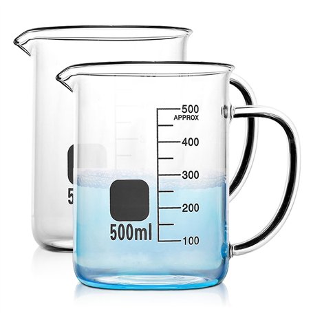 Bécher en Verre avec Anse
