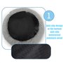 bangminda Lit en Peluche pour Animaux de Compagnie Hiver Petit Tapis de Cage Lit Couchage Rongeur Peluche pour Cochon d'Inde Lap