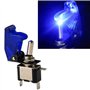 CESFONJER 3 x 12V 20A LED Bleu Interrupteurs Bascule, Levier On/Off LED ON-OFF SPST + COUVERTURE Auto Voiture-Bleu