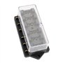 FULARR Premium 6 Voies Standard Porte-Fusibles, Universel Blade Boîte Fusible avec 10Pcs Fusibles à Lame Standard Gratuits, pour