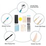 Lectorias 25 Pcs outils poterie, kit poterie, outils sculpture argile avec Sac de Rangement, outil poterie, pour Débutants ou Pr