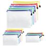 Brevanza 15 Pièces Pochette Document Zippée A4+A5+A6