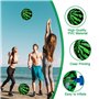 Golgner 6 pcs Ballon de Plage Gonflable, Ballons de Plage gonflables 22 cm, Ballon Gonflable pastèque avec Pompe à Ballon, pour 