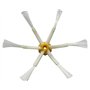 ASP-Robot Pieces Roomba Serie 760 765 770 700 772 775 776 780 782 785 786. 6X Filtre HEPA, 4X Brosse Laterale, 1x Rouleau Centra