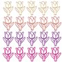 SamHeng 20 Pièces Tulipe Trombones