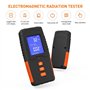 EMF Mètre électromagnétique rechargeable Détecteur de rayonnement de champ électromagnétique portable LCD Lecteur EMF Mesure de 