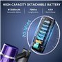 Aspirateur Balai sans Fil Puissant, 50KPA/70 Mins Aspirateur Balai sans Fil avec Écran tactile LED, Détection Auto de Poussière,
