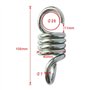 HOMPER 2 pièces Crochets de Suspension 317,5 Kilogram Poids Ressort de Hamac Supporté Chaise à Ressort pour Chaises de Porche Ba