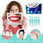 Fil Dentaire,360 pièces Fil Dentaire Sticks,Jetable Dental Floss Soie dentaire pour éliminer la plaque et les résidus alimentair