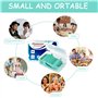Fil Dentaire,360 pièces Fil Dentaire Sticks,Jetable Dental Floss Soie dentaire pour éliminer la plaque et les résidus alimentair