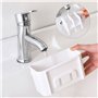 Colist - Porte - Brosse à Dents, Porte - Brosse à Dents Électrique Multifonctionnel, Porte - Brosse à Dents Mural, 4 Fentes pour