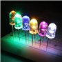 BOJACK 10 couleurs 400 pièces 3mm lampe diodes lights assored kit (Transparent DC 2V - 3.2V 20mA) lampes ampoule à éclairage pui