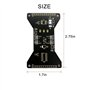 Treedix Kit de sablier électronique LED à monter soi-même - Planche d'entraînement à souder - Rayons bleus - Projet amusant