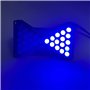 Treedix Kit de sablier électronique LED à monter soi-même - Planche d'entraînement à souder - Rayons bleus - Projet amusant
