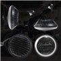 Optique de moto ronde 5,75 "pouces phares de moto à LED Chip 200W 20000LM 6000K / 3000K faisceau de croisement 9-30V HI LO optiq