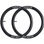YunSCM 2PCS 38/48-406 épaissies Chambre à air 20x1.50/1.75/1.90 AV32mm Valve Compatible 20 Pouces Bike Chambre à air 20x1.50 20x