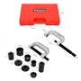 Extracteur de Rotule, 9Pcs Adaptateur de R¨¦paration de Joint ¨¤ Rotule D¨¦Monte Rotule Axiale 4 en 1 avec Tube de R¨¦ception po