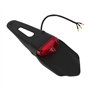 Feu arrière LED universel triangle rouge pour moto ATV Dirt Bike