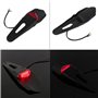 Feu arrière LED universel triangle rouge pour moto ATV Dirt Bike