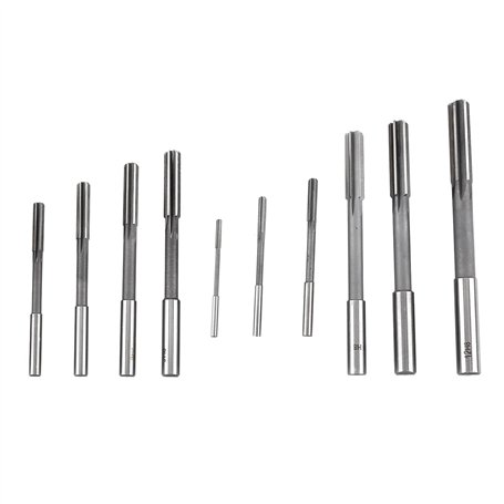 10pcs HSS Alésoir de Serrage Machine en Acier de Haute Vitesse Alésoir de Fraisage Outil de Coupe 3/4/5/6/7/8/9/10/11/12mm