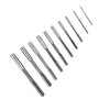 10pcs HSS Alésoir de Serrage Machine en Acier de Haute Vitesse Alésoir de Fraisage Outil de Coupe 3/4/5/6/7/8/9/10/11/12mm