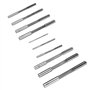 10pcs HSS Alésoir de Serrage Machine en Acier de Haute Vitesse Alésoir de Fraisage Outil de Coupe 3/4/5/6/7/8/9/10/11/12mm