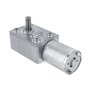 DC 12V Moteur Électrique de Réduction Réversible à Couple Élevé Boîte de Vitesses Motoréducteur à Engrenage à Vis sans Fin 5RPM/