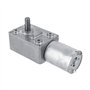 DC 12V Moteur Électrique de Réduction Réversible à Couple Élevé Boîte de Vitesses Motoréducteur à Engrenage à Vis sans Fin 5RPM/