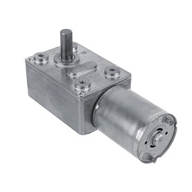 DC 12V Moteur Électrique de Réduction Réversible à Couple Élevé Boîte de Vitesses Motoréducteur à Engrenage à Vis sans Fin 5RPM/