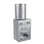 DC 12V Moteur Électrique de Réduction Réversible à Couple Élevé Boîte de Vitesses Motoréducteur à Engrenage à Vis sans Fin 5RPM/